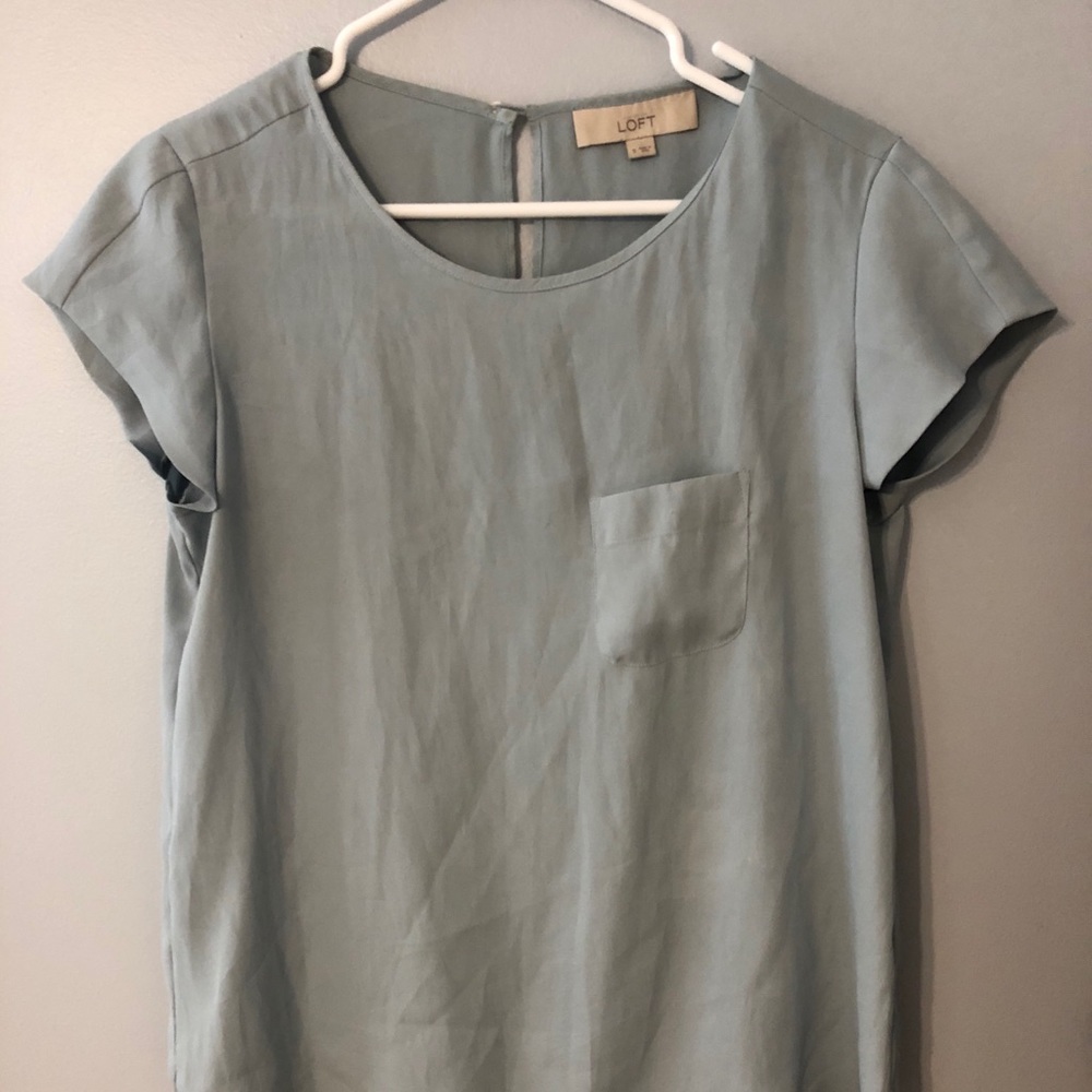 Light Blue Loft Blouse